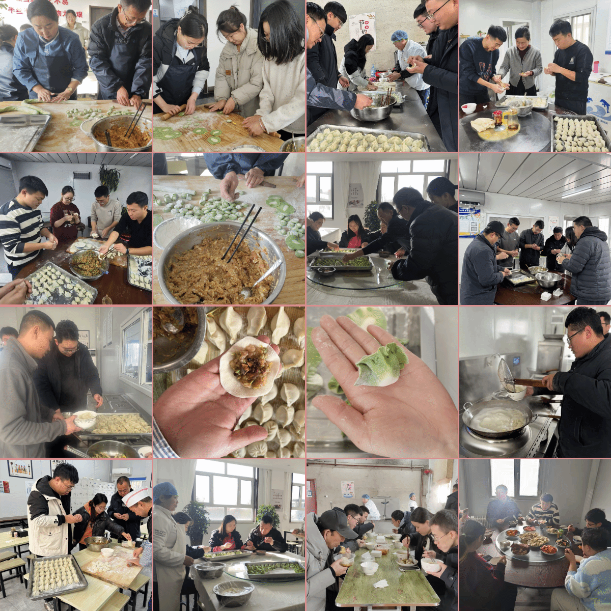 山西建投七建集團(tuán)開(kāi)展“圍爐話冬至 共勞暖人心”包餃子活動(dòng)