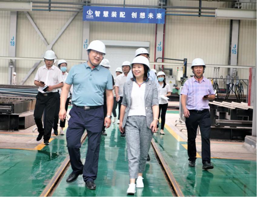 晉建基金公司在集團園區(qū)及裝配式項目學習觀摩