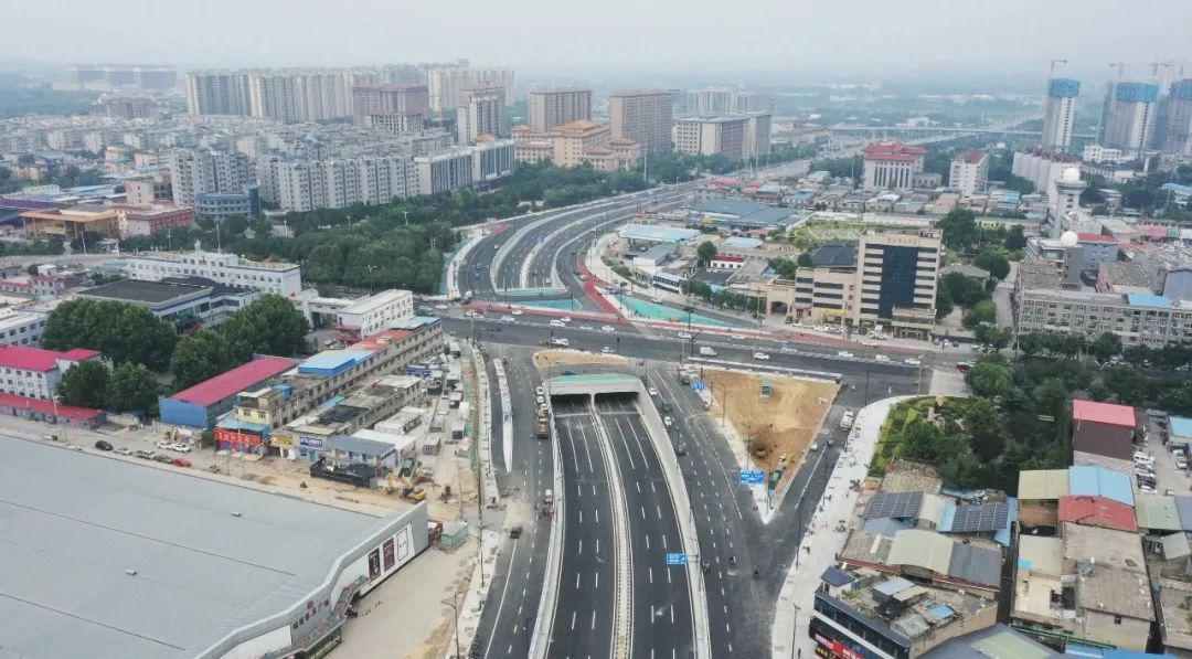 山西建投一建集團(tuán)承建的臨汾市三岔口改造工程全線通車