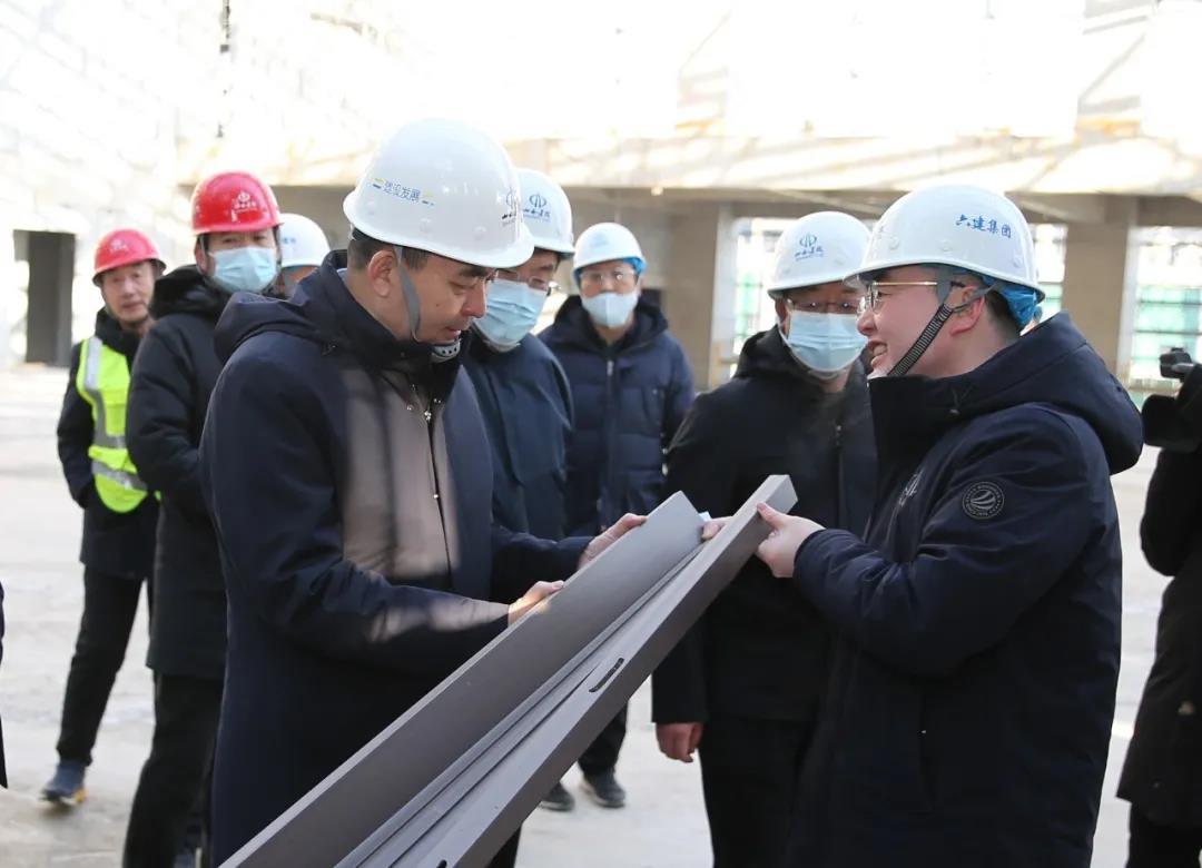 集團(tuán)領(lǐng)導(dǎo)深入山西·瀟河新城項目開展帶班檢查暨新春慰問活動