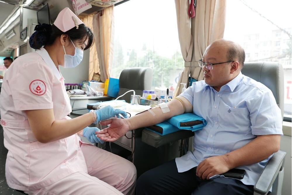 山西建投四建集團開展無償獻血活動