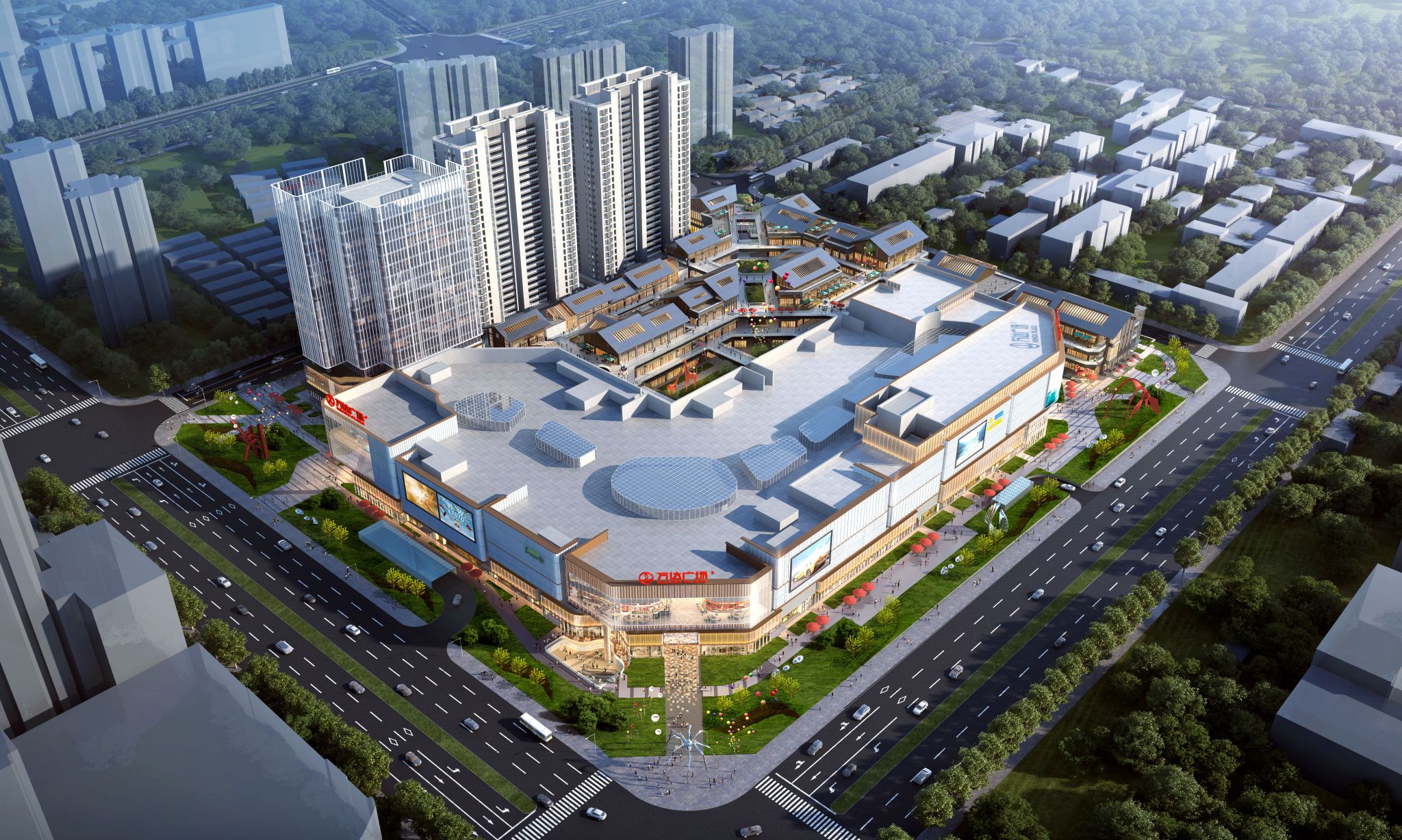 山西建投三建集團臨汾城市綜合體項目主體結(jié)構(gòu)封頂