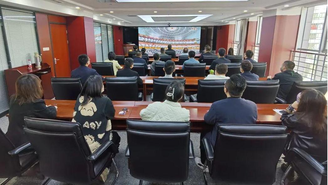 山西建投組織收聽收看黨的二十大開幕會(huì)