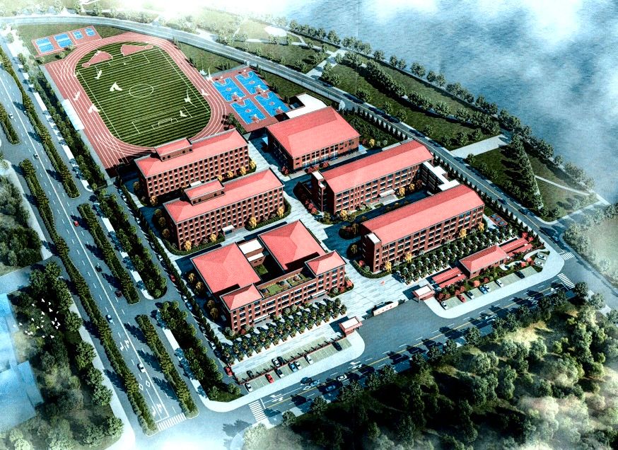 山西建投四建集團(tuán)沁源縣沁河中學(xué)建設(shè)項(xiàng)目綜合樓封頂