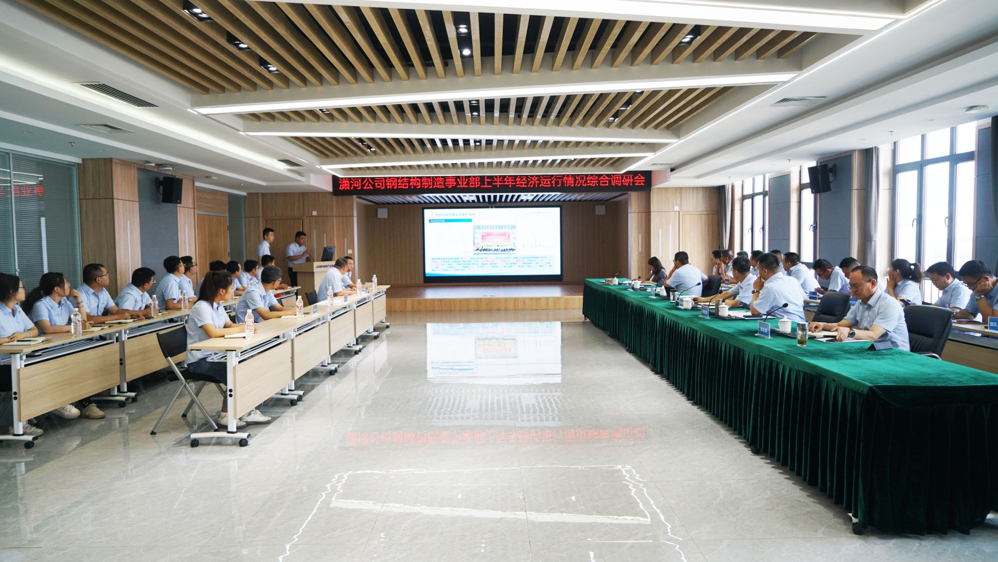 山西建投瀟河產(chǎn)業(yè)公司開展上半年經(jīng)濟(jì)運行情況綜合調(diào)研