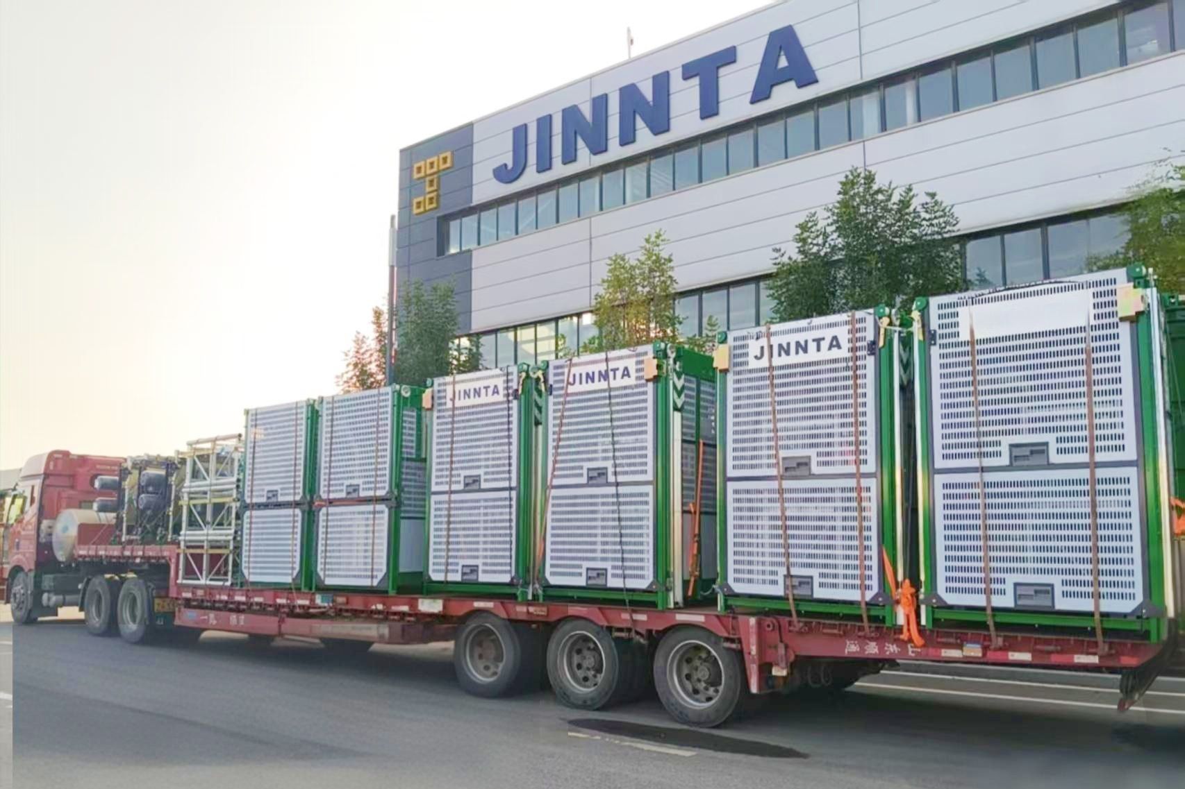 山西建投工程機械公司出口沙特塔機正式投用