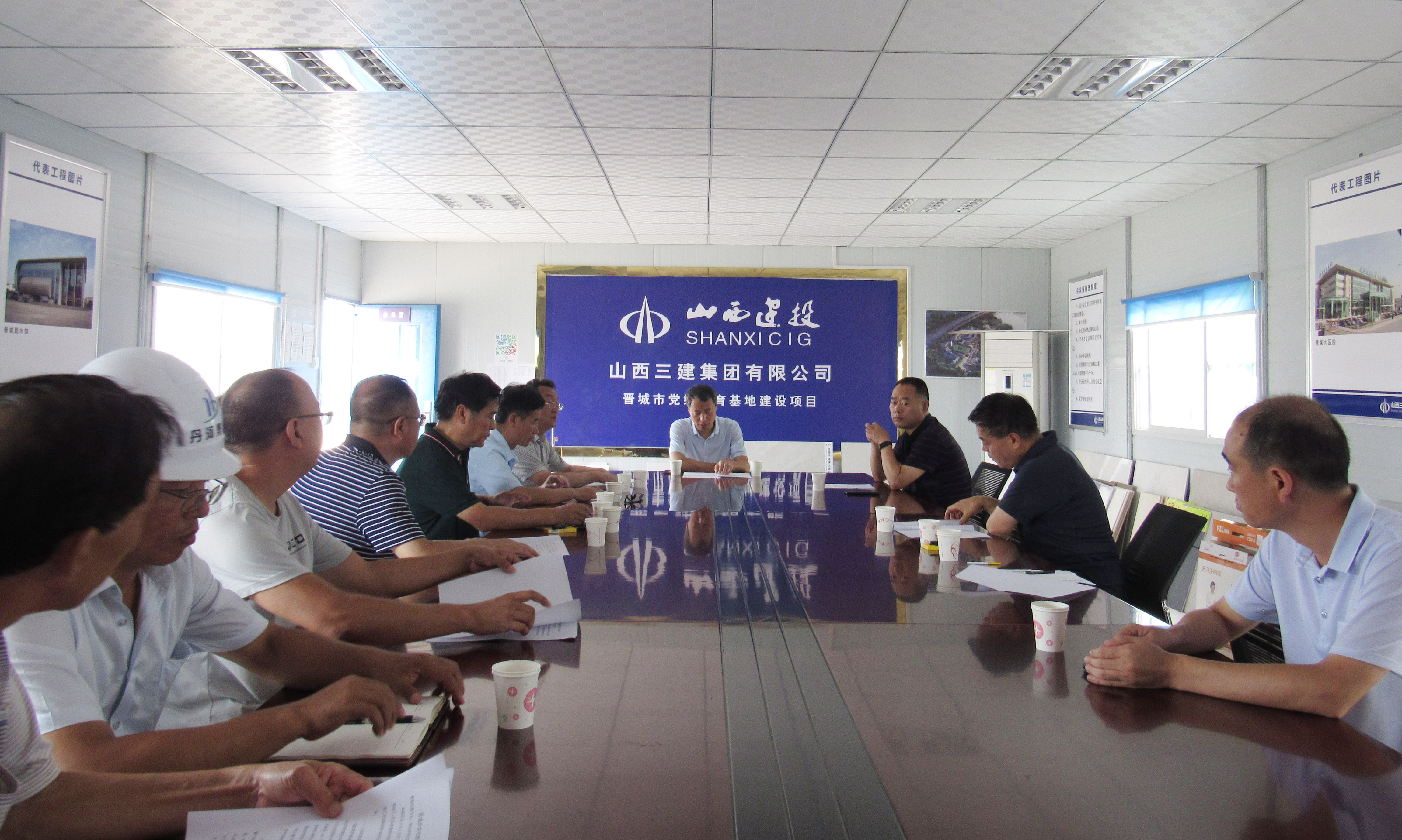 晉城市紀(jì)委書(shū)記調(diào)研山西建投三建集團(tuán)承建的晉城黨紀(jì)教育基地建設(shè)項(xiàng)目