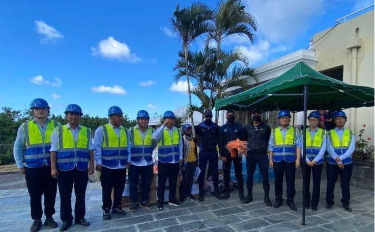 山西建投建工集團毛里求斯項目人員志愿行動獲點贊